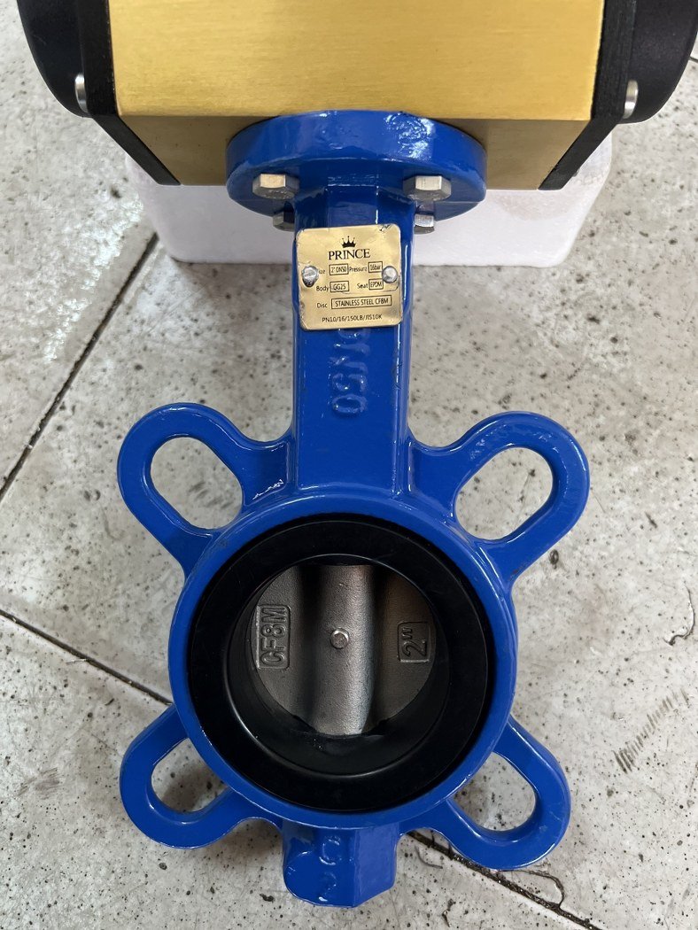 2" บัตเตอร์ฟลายวาล์ว ประกอบ หัวขับลม SIRCA AP02 โซลินอยด์วาล์ว SDPC 4M310-08