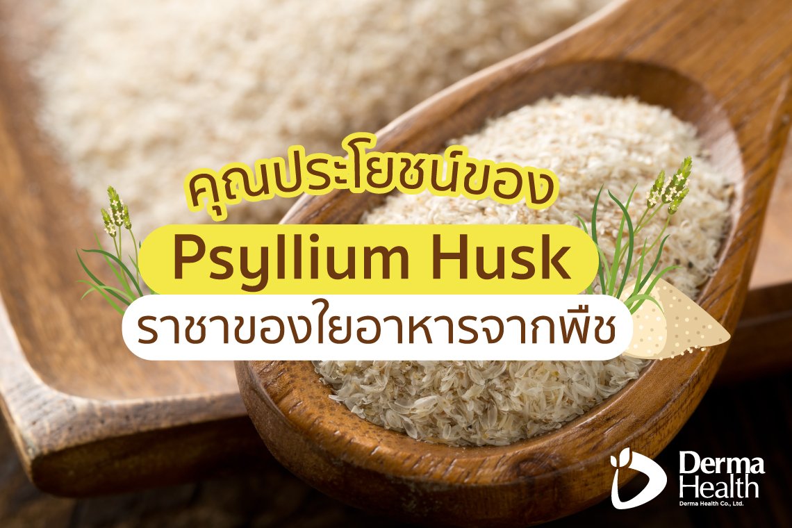 คุณประโยชน์ของ Psyllium Husk ราชาของใยอาหารจากพืช