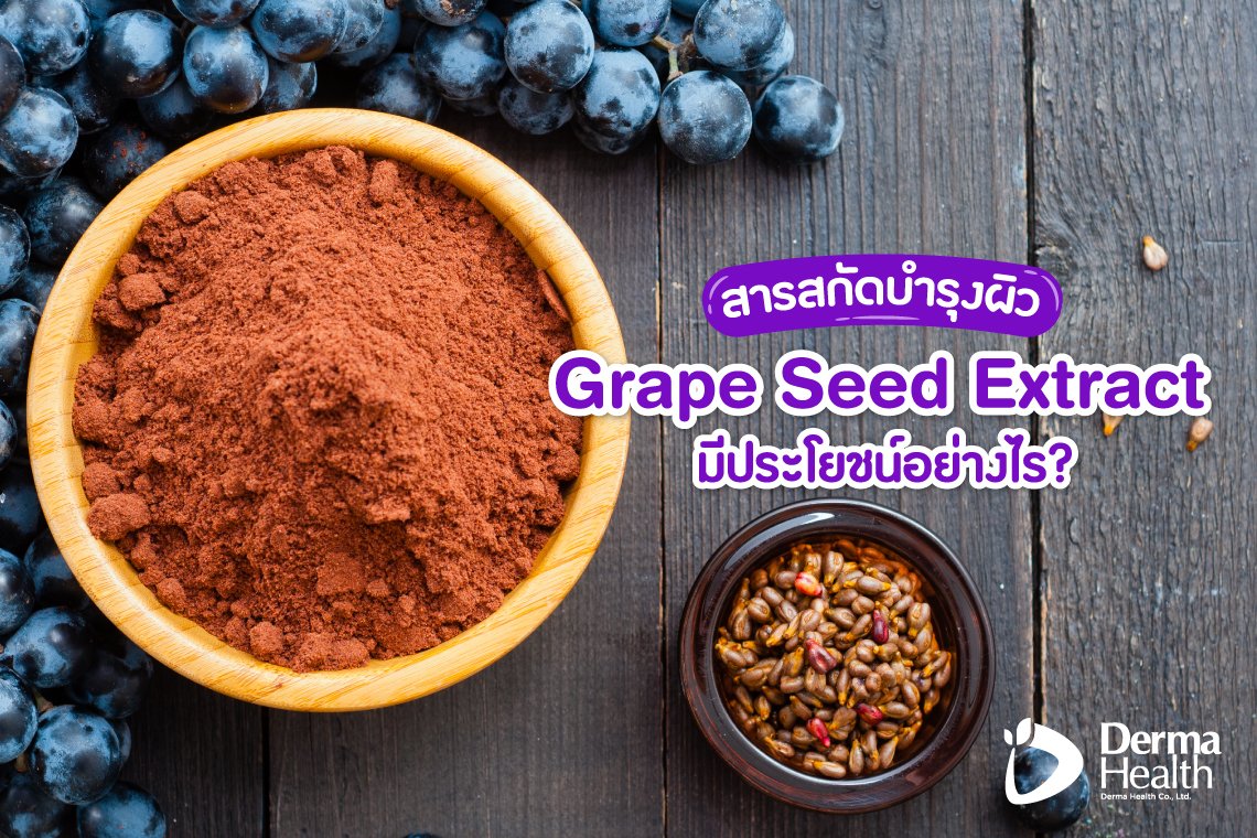 สารสกัดบำรุงผิว Grape Seed Extract มีประโยชน์อย่างไร ?