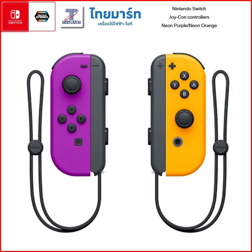 Nintendo Switch Joy-Con controllers Neon Purple/Neon Orange