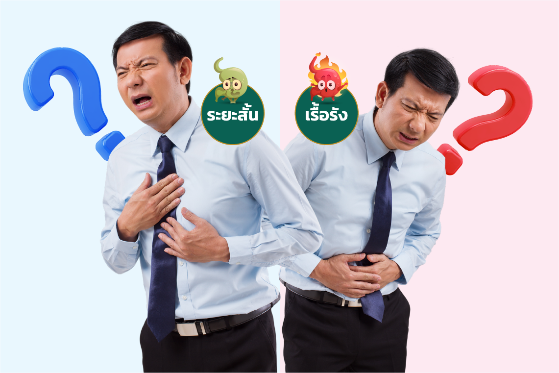 กรดไหลย้อน ต่างกันอย่างไร กรดไหลย้อน ต่างกันอย่างไร