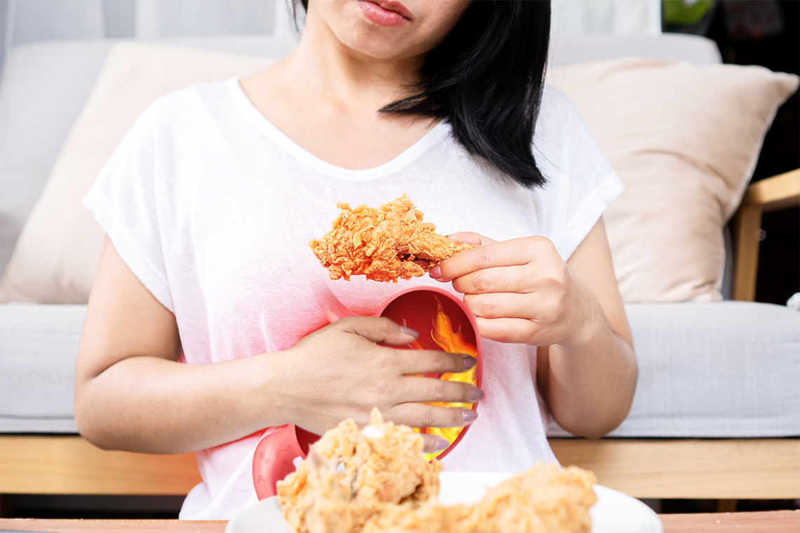 กรดไหลย้อนควรกินอะไรไม่ควรกินอะไร กรดไหลย้อนควรกินอะไรไม่ควรกินอะไร