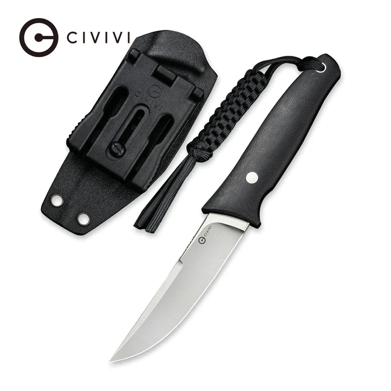 CIVIVI Tamashii Fixed Blade Knife G10 Handle (4.07" D2 Blade) C19046-1