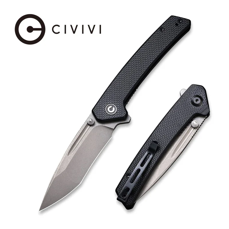 CIVIVI Keen Nadder Flipper & Thumb Stud Knife G10 Handle (3.48" N690 Blade) C2021A