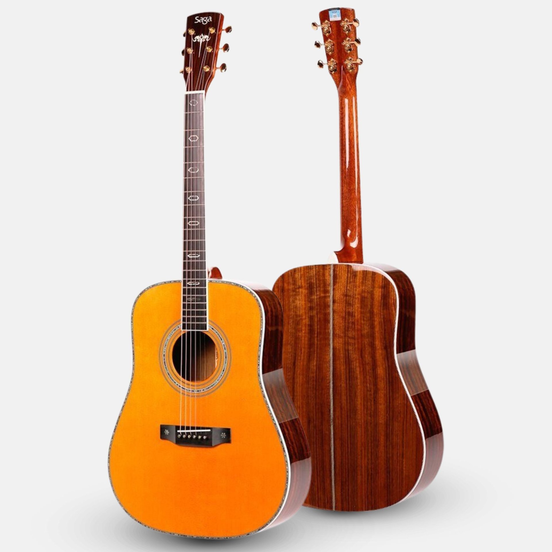 กีต้าร์โปร่ง SAGA SL68 ( All Solid )