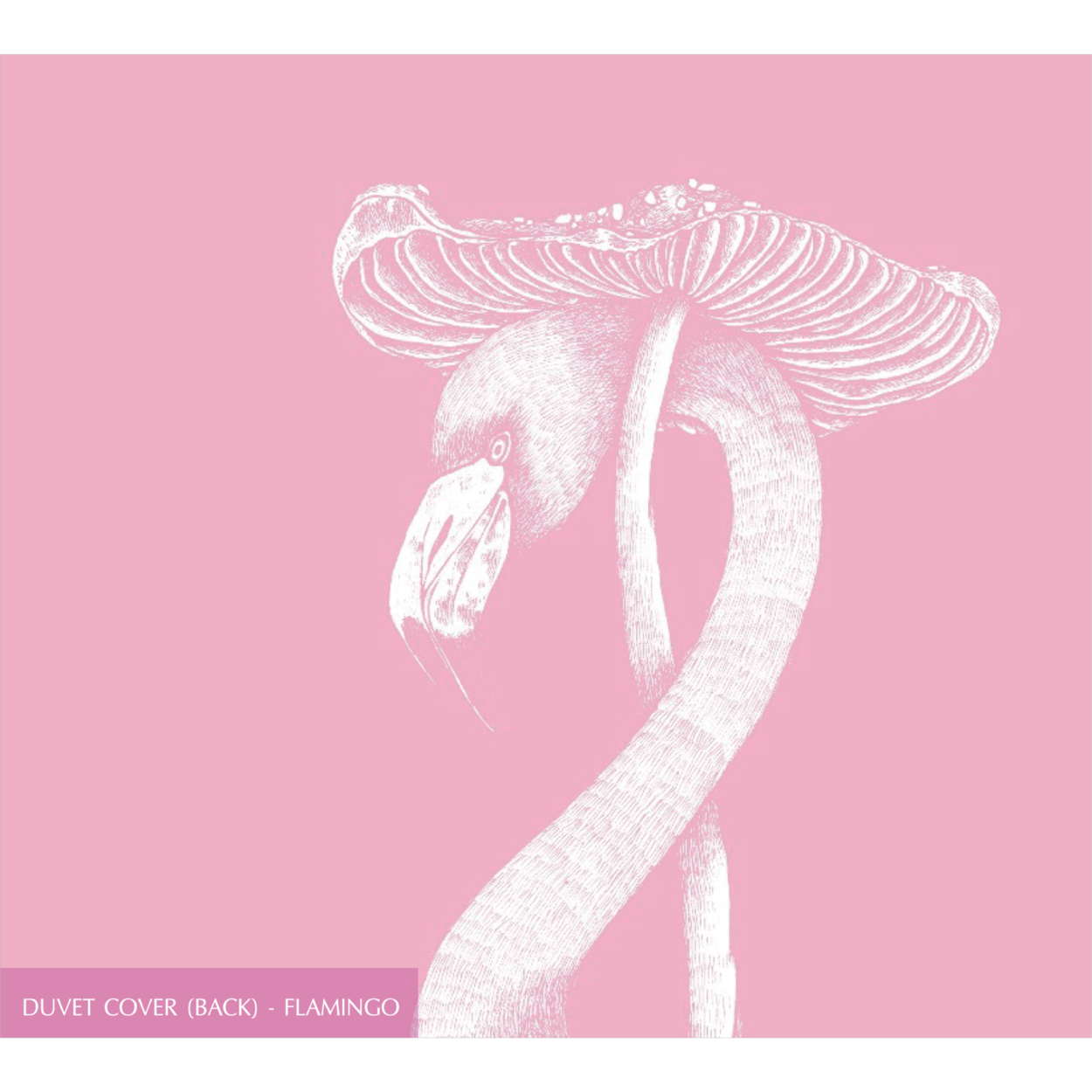 Flamingo Duvet 254x229(100"x90")