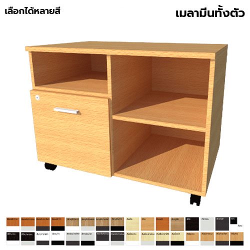 ตู้ลิ้นชักมีล้อ แบบผสม LEGACY รุ่น PD80-M014