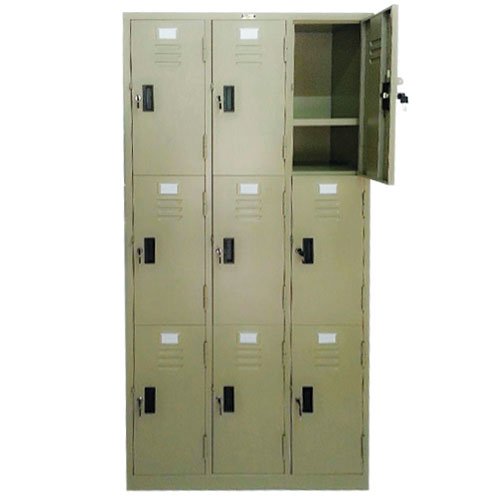 Locker Lk ตู้ล็อคเกอร์ 9 ช่อง มีกุญแจล็อค LUXE รุ่น LK-009X