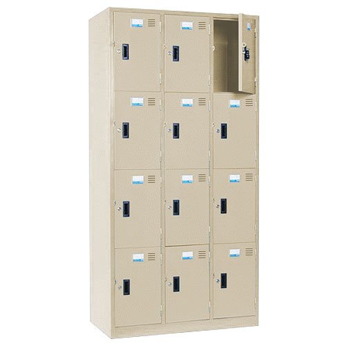 Locker Lk ตู้ล็อคเกอร์ 12 ช่อง มีกุญแจล็อค LEGACY รุ่น LK-012L