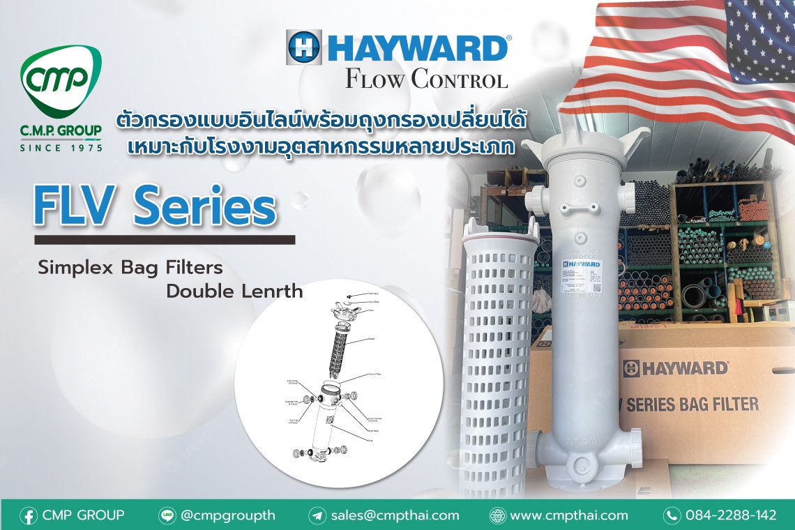 Line Filter Simplex FLV Series Simplex Bag Filters Double Lenrth - cmpthai