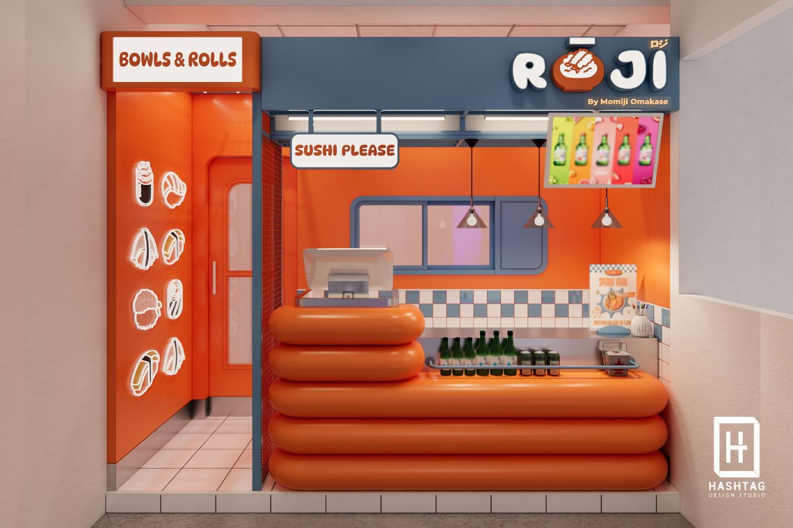 ROJI SUSHI SHOP DESIGN