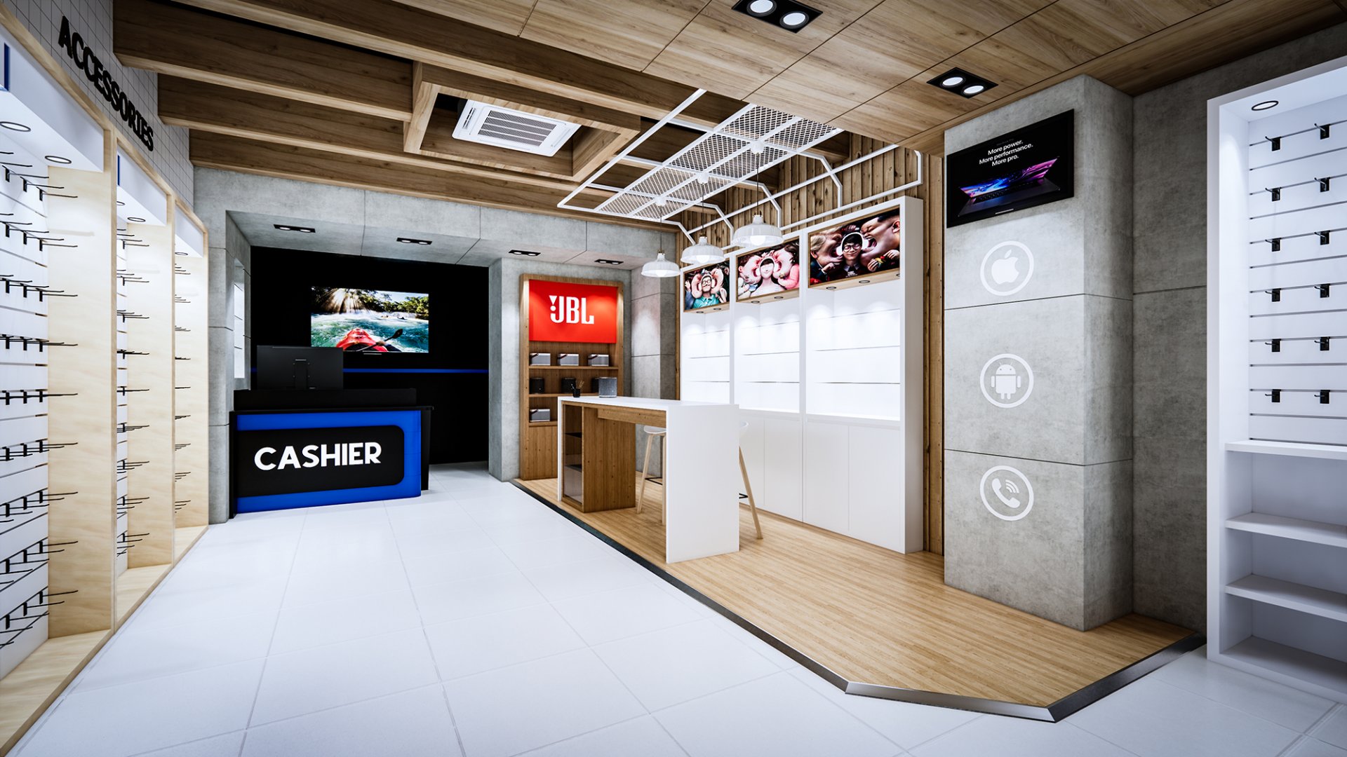 งานออกแบบร้านขายโทรศัพท์ ออกแบบร้านขายกล้องGo-pro ออกแบบร้านขายอุปกรณ์ไอที ร้าน พีโมบายพลัส เกาะพีพี l บริการออกแบบ ผลิต และติดตั้งครบวงจร  งานออกแบบร้านขายโทรศัพท์ ออกแบบร้านขายกล้องGo-pro ออกแบบร้านขายอุปกรณ์ไอที ร้าน พีโมบายพลัส เกาะพีพี l บริการออกแบบ ผลิต และติดตั้งครบวงจร