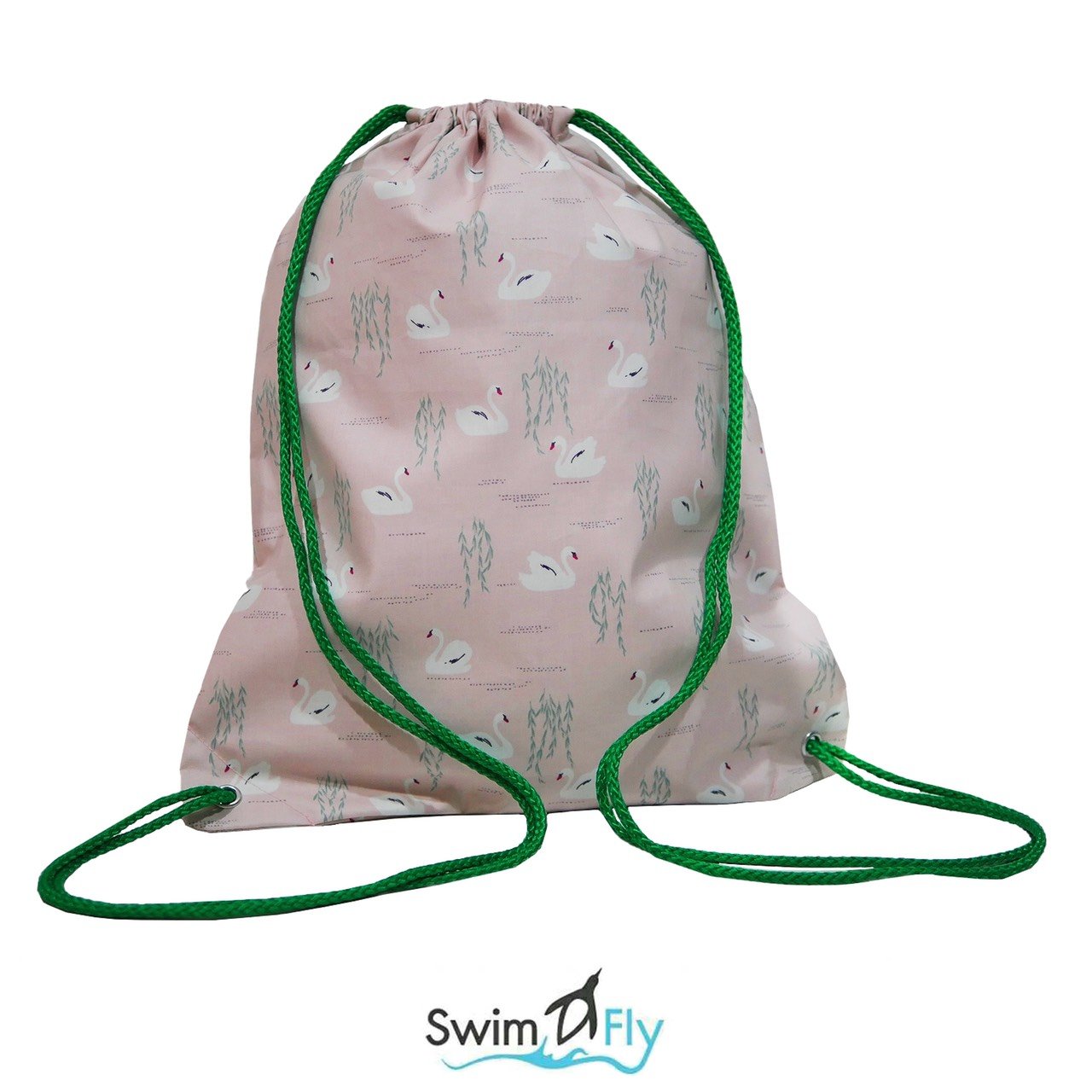 กระเป๋าใส่ชุดว่ายน้ำ กันน้ำ 100% ลาย swan lake