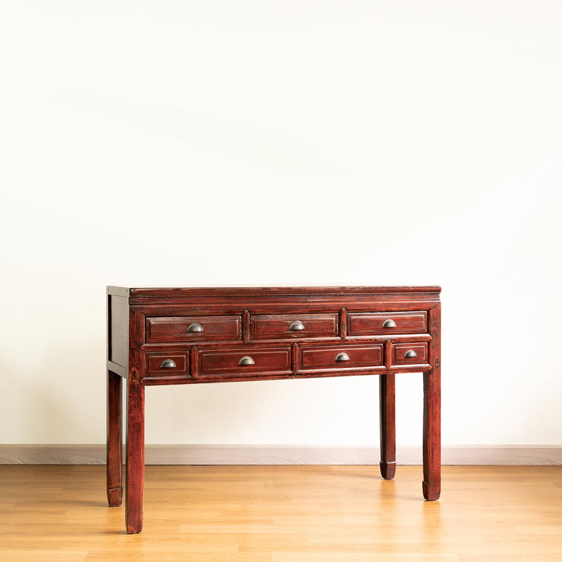 Chinese Antique Seven Drawers Console Table