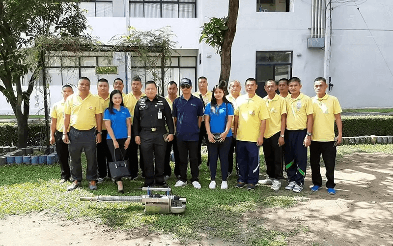 a town municipality Uses the AIROFOG AT35 Thermal Fogger for Mosquito Control