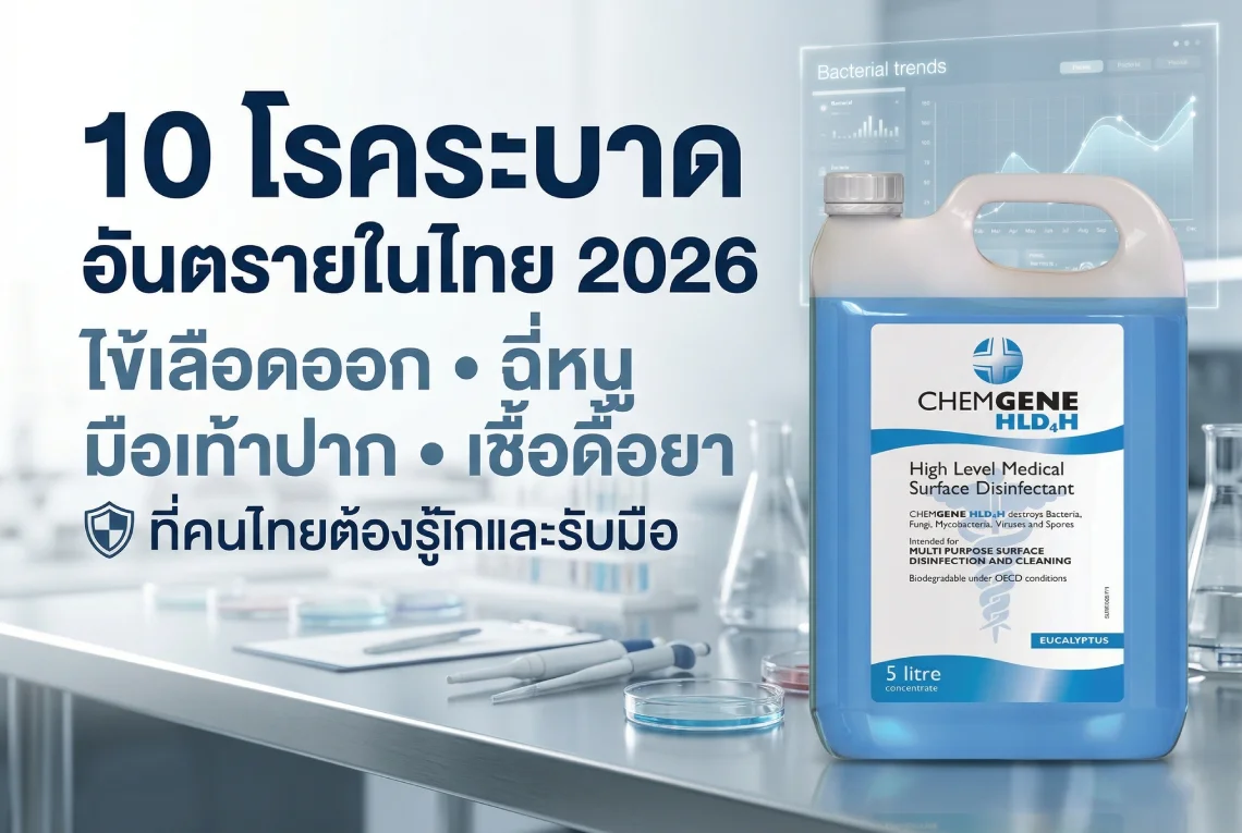 10 โรคระบาดอันตรายในไทย 2026