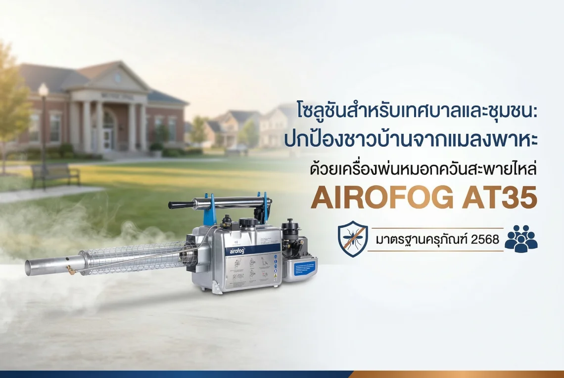 เครื่องพ่นหมอกควันสะพายไหล่