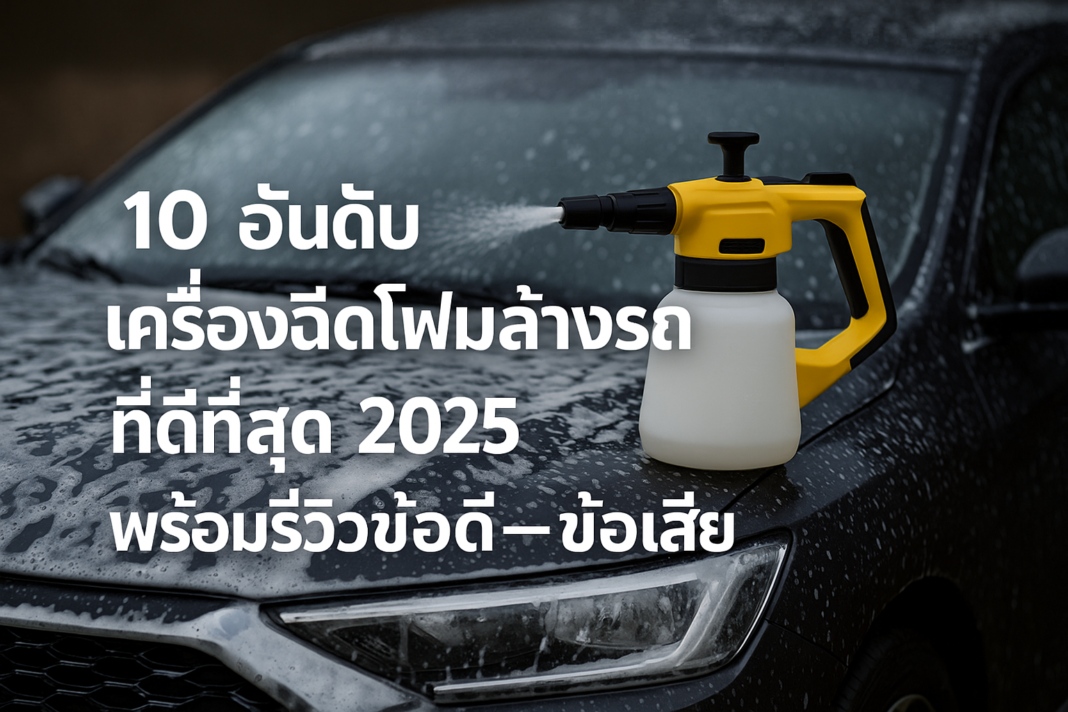 เครื่องฉีดโฟมล้างรถ