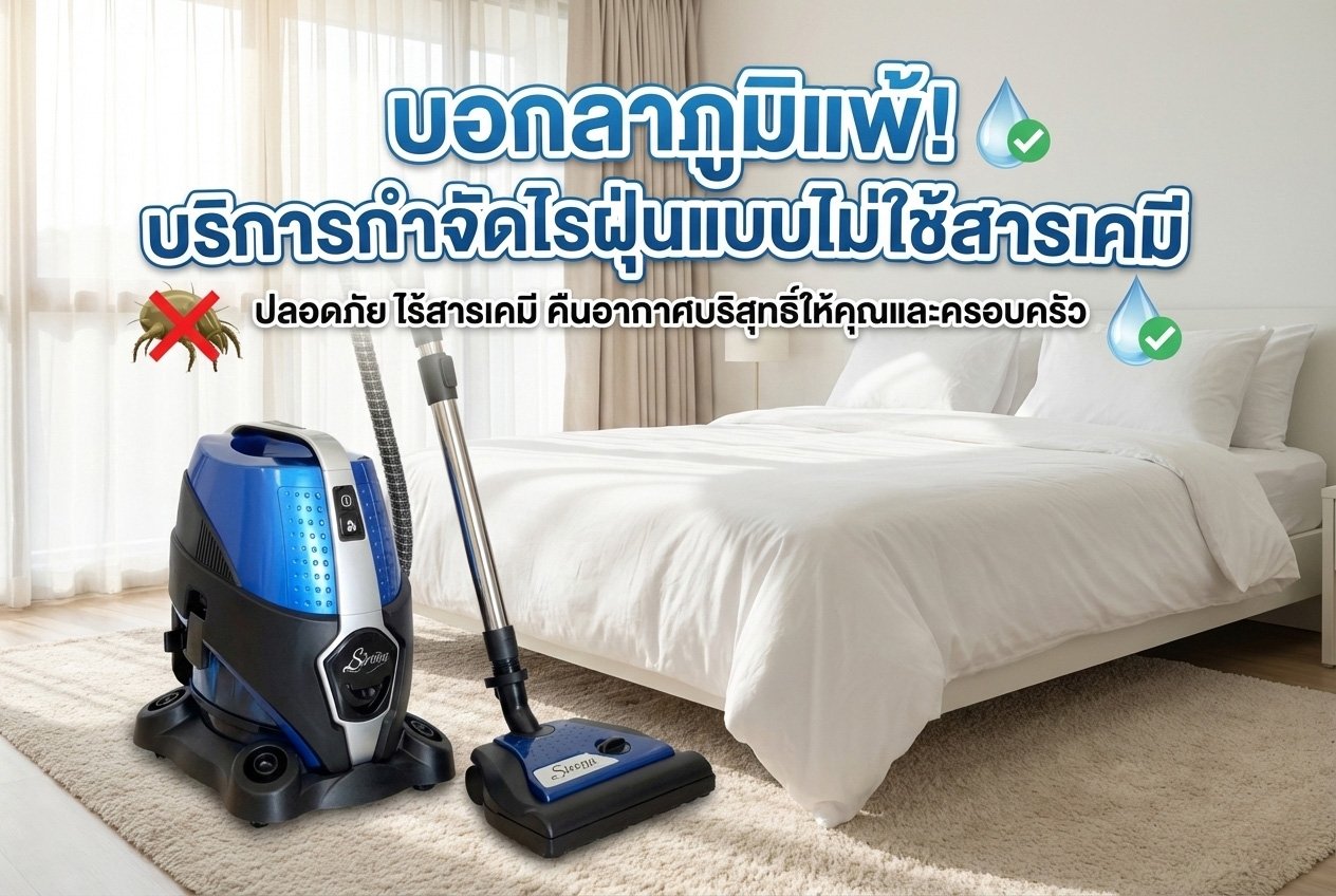 บริการกำจัดไรฝุ่น บริการกำจัดไรฝุ่น