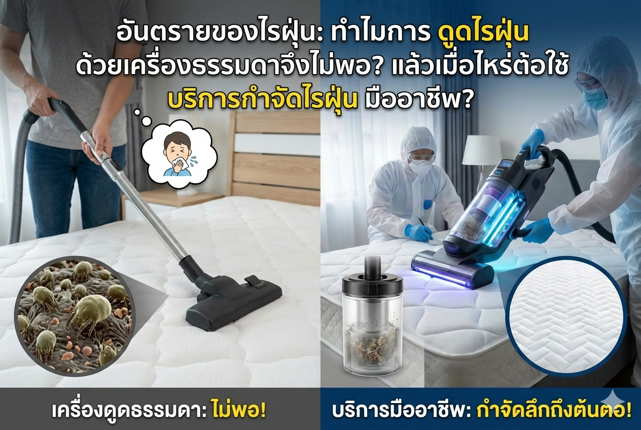 บริการกำจัดไรฝุ่น