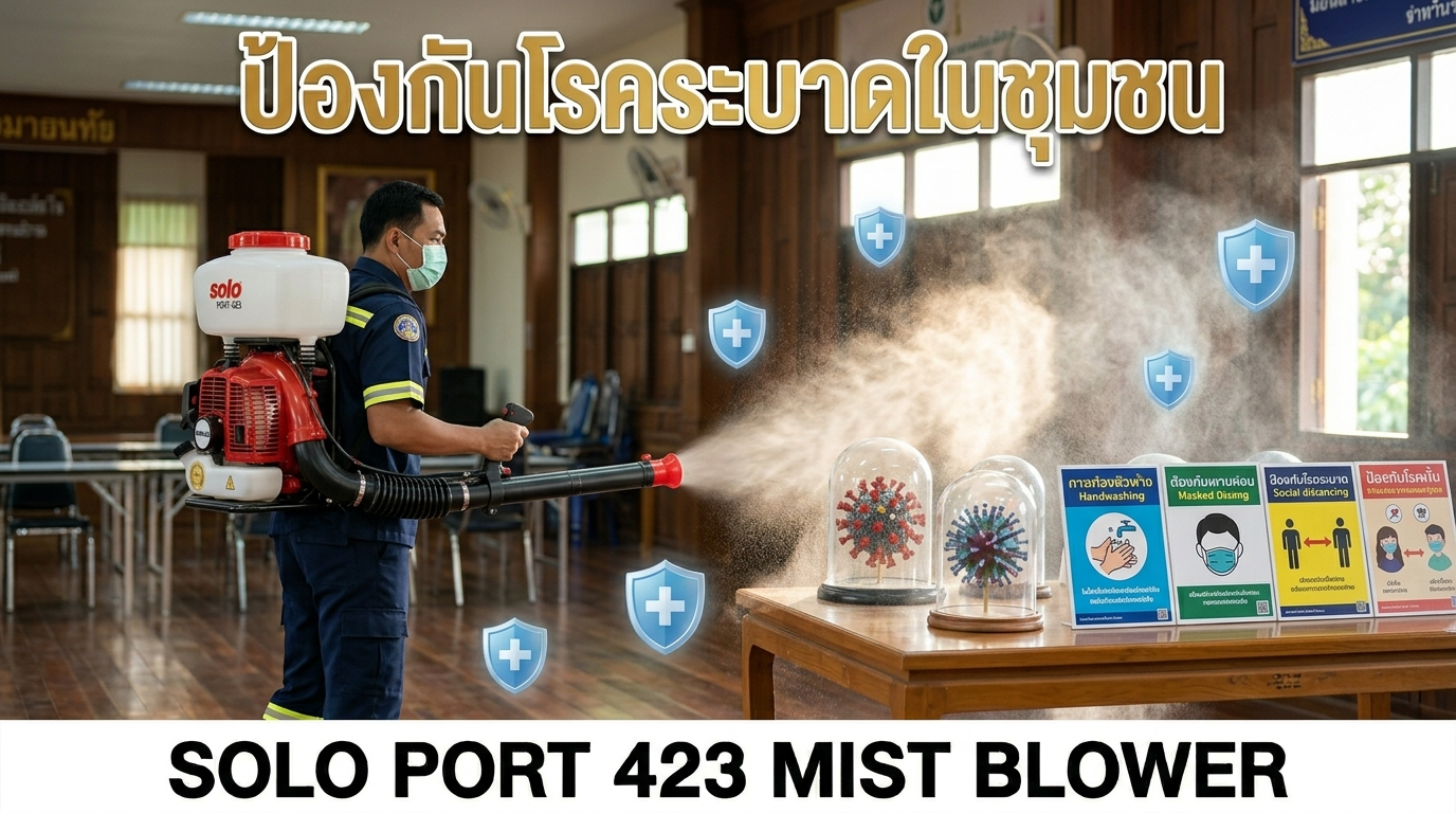 5kW 4-Stroke Engine of SOLO PORT423  Why It's the Government Standard