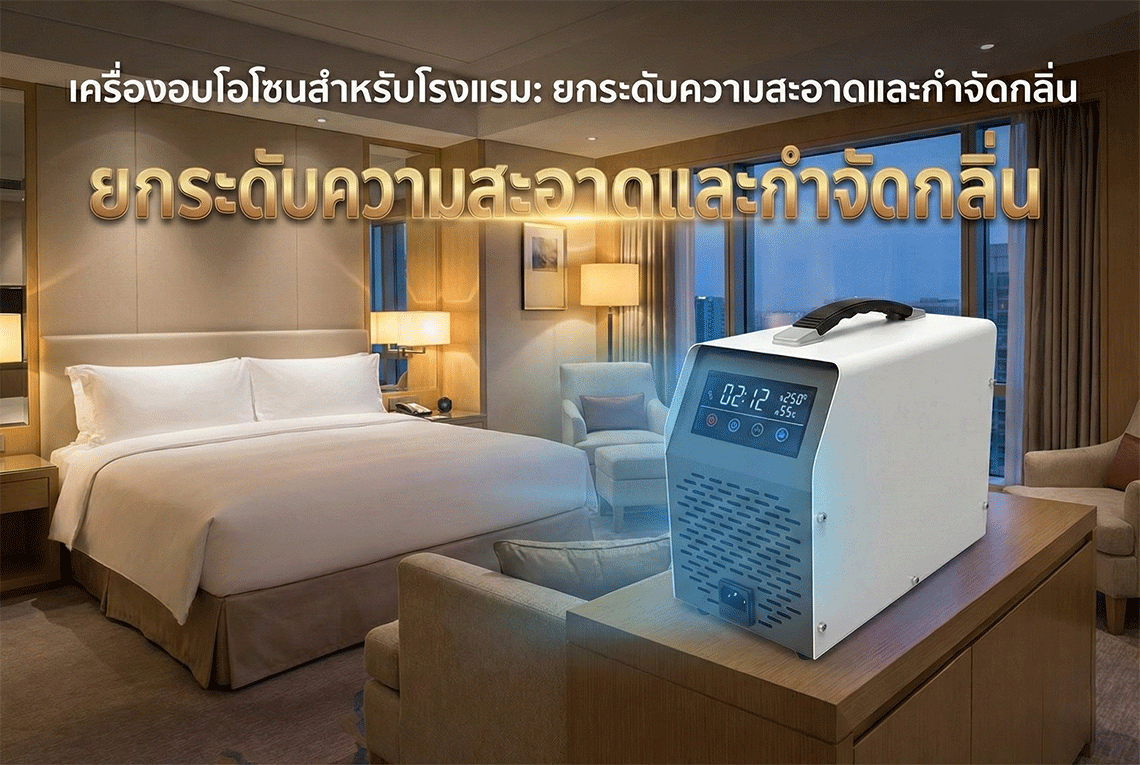 เครื่องอบโอโซนโรงแรม