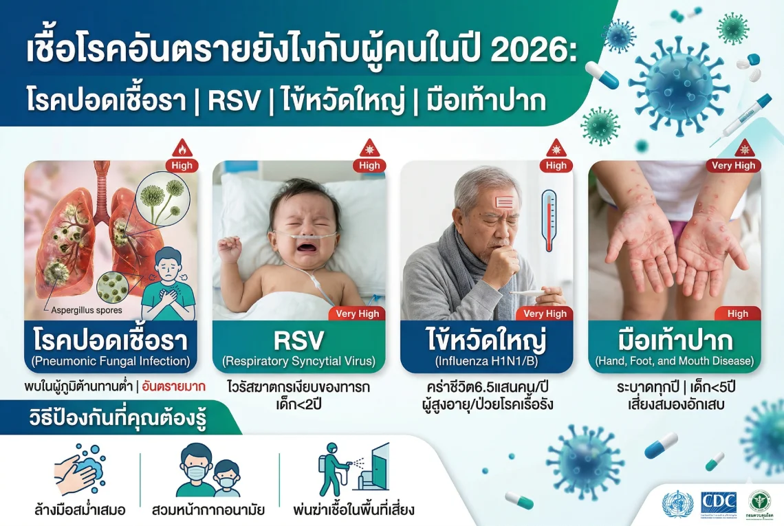 เชื้อโรคอันตรายยังไง