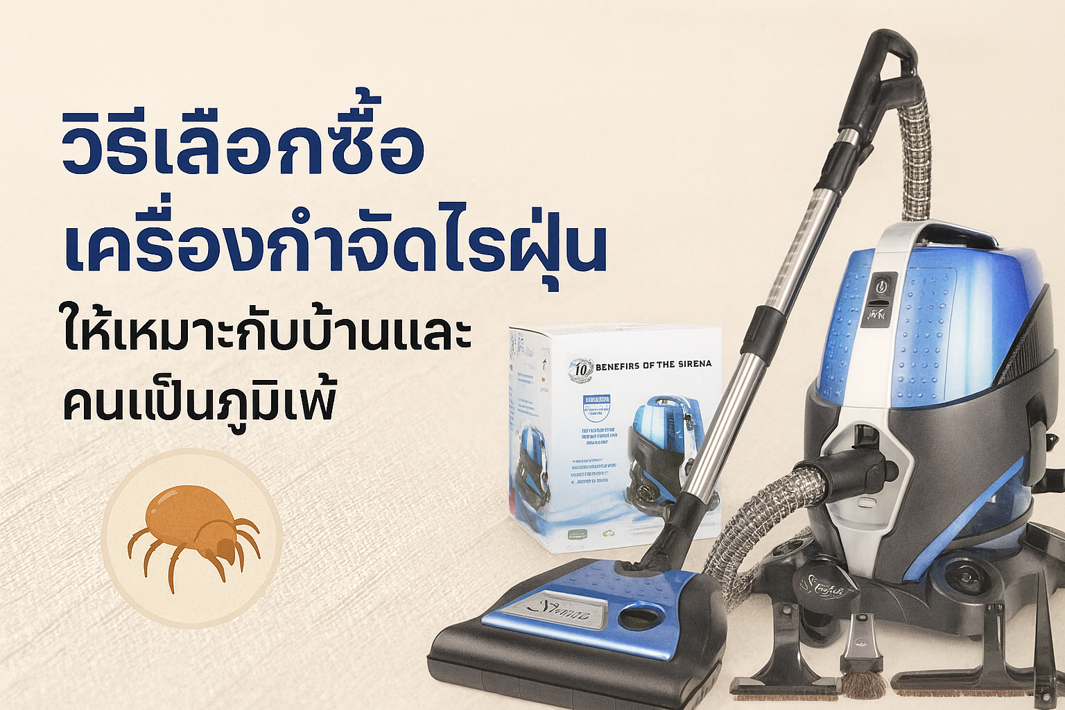 วิธีเลือกซื้อเครื่องกำจัดไรฝุ่น