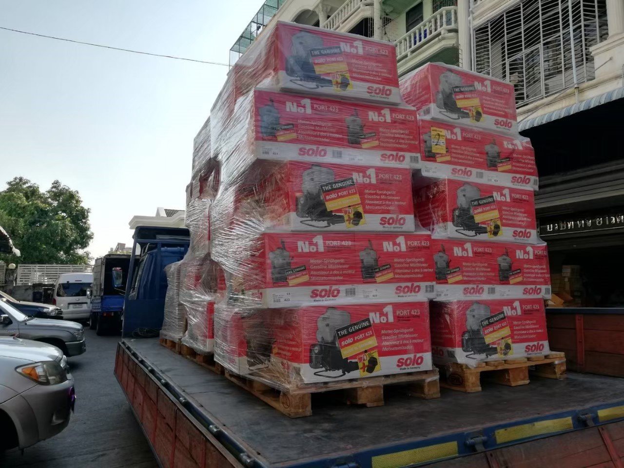SOLO PORT 423 Backpack Mistblower for Riverside Communities Outside the Flood Wall, Tha Nam Nonthaburi 2026 (B.E. 2569): Disinfecting a Whole Community After the Flood
