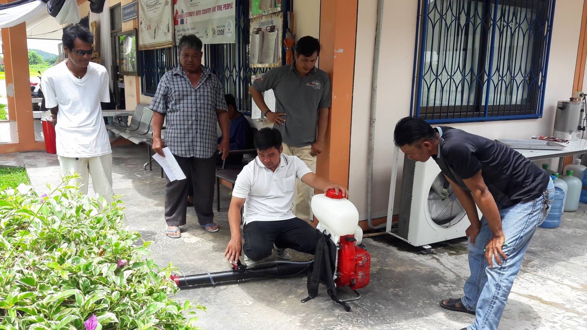 SOLO PORT 423 Backpack Mistblower for Child Development Centres: Post-Flood Disinfection in Ko Thepho, Uthai Thani, 2026 (B.E. 2569)