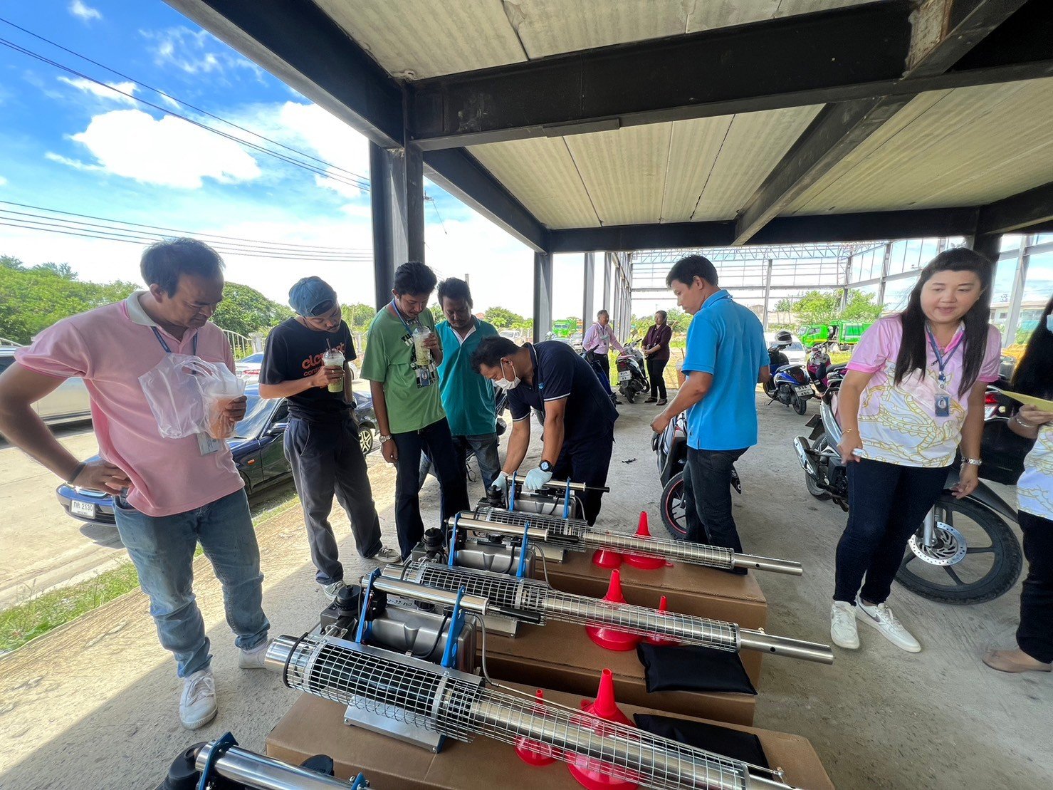 Industrial Printing Factory  AIROFOG AT35 Outdoor Warehouse