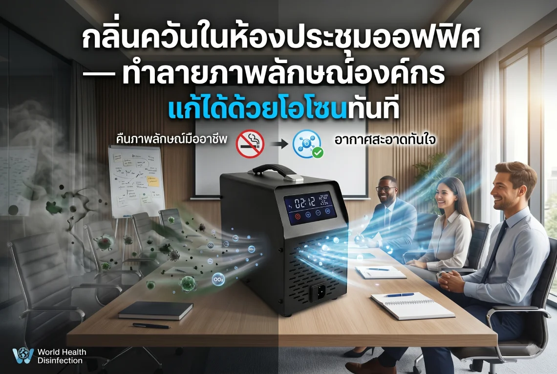 กลิ่นควันในห้องประชุมออฟฟิศ