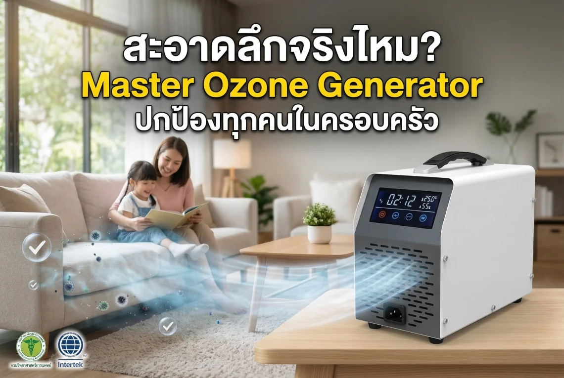 เครื่องอบโอโซน ฆ่าเชื้อ