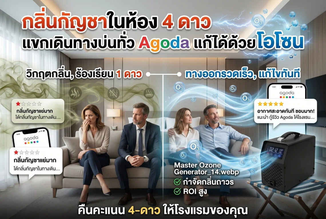 กลิ่นกัญชาในห้อง