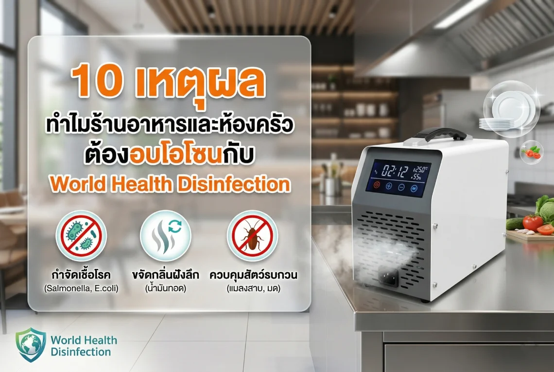 บริการอบโอโซนร้านอาหาร