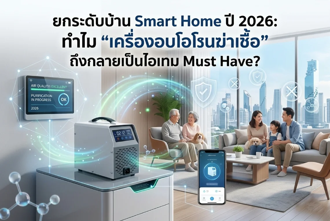 เครื่องอบโอโซนฆ่าเชื้อ