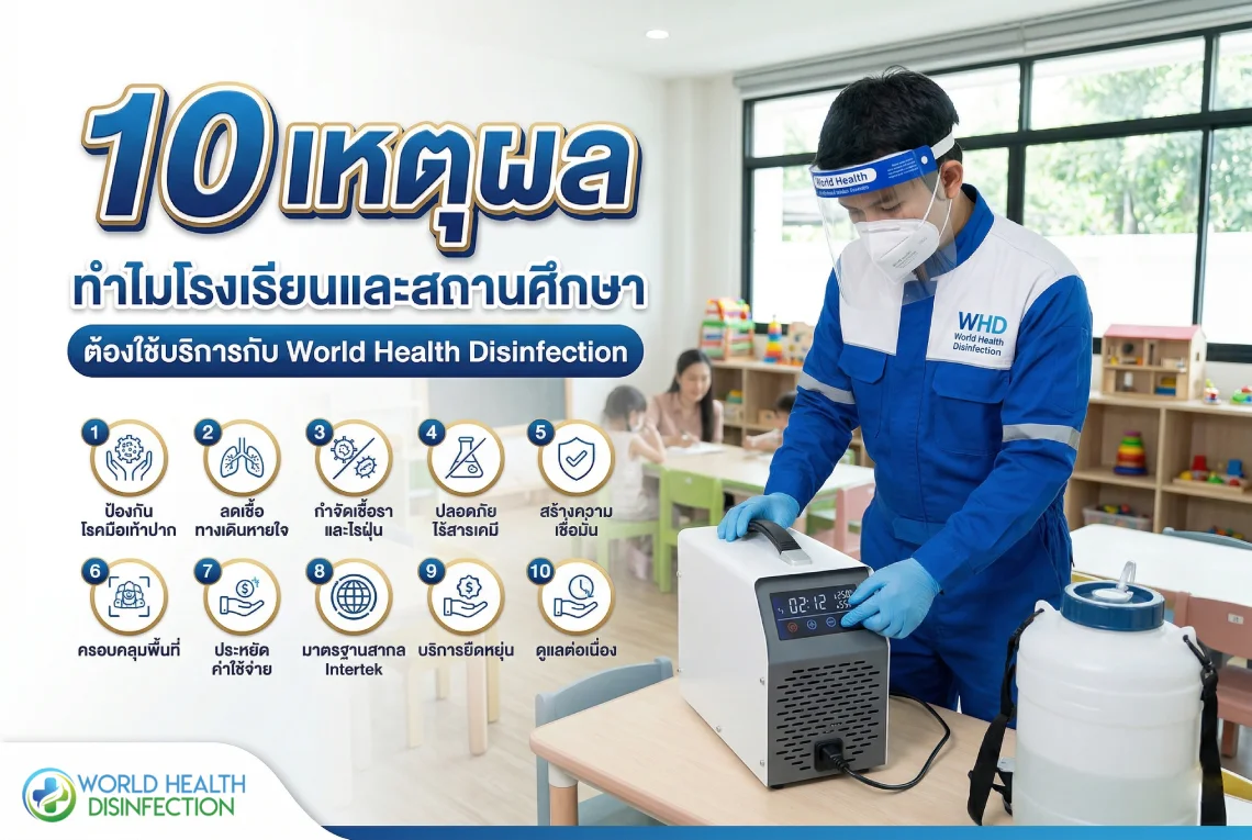 บริการอบโอโซนสำหรับโรงเรียน