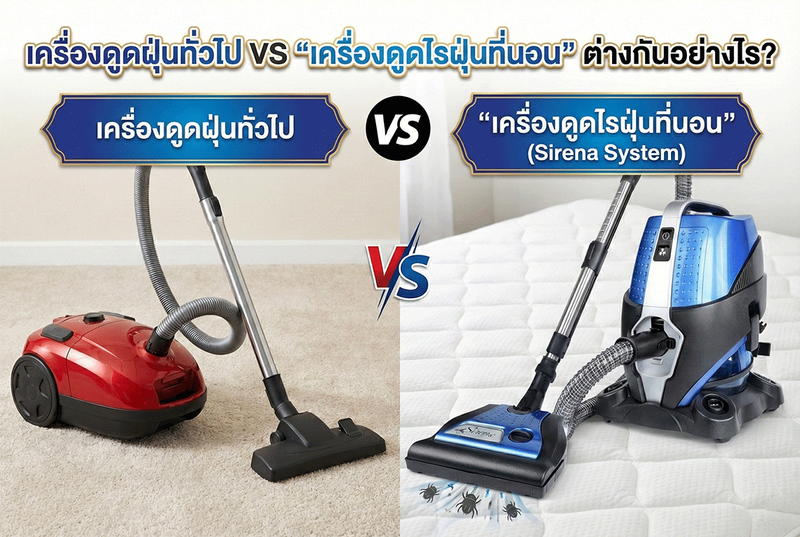 เครื่องดูดไรฝุ่นที่นอน