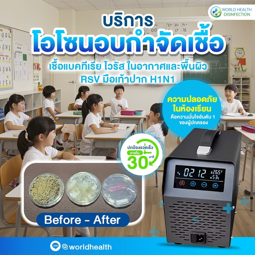 อบโอโซนห้องแล็บและอาคารเรียนมหาวิทยาลัยหลังน้ำท่วม: ปกป้องงานวิจัย ห้องเก็บตัวอย่าง และสุขภาพนักศึกษาจากเชื้อราที่มองไม่เห็น