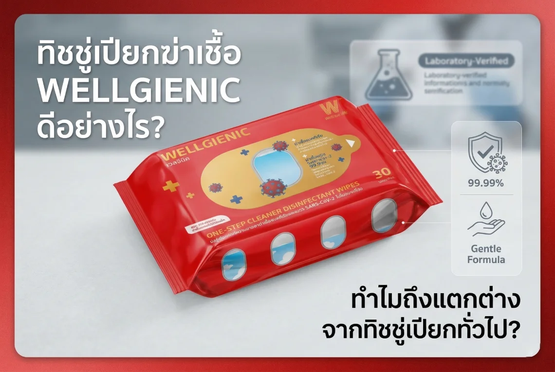 ทิชชู่เปียกฆ่าเชื้อ