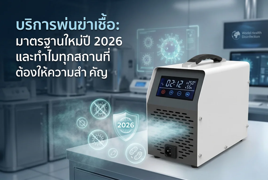 บริการพ่นฆ่าเชื้อสำคัญอย่างไร