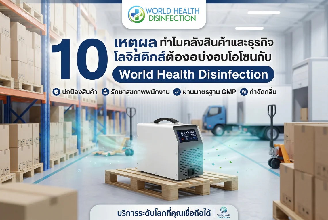 อบโอโซนคลังสินค้า