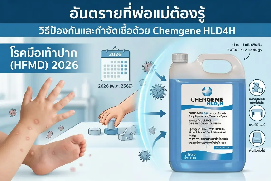 น้ำยาฆ่าเชื้อ โรคมือเท้าปาก