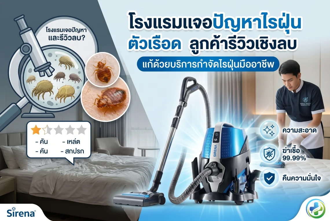 บริการกำจัดไรฝุ่น