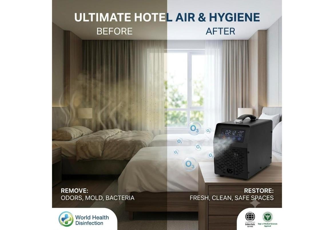 Musty Rooms Are Scaring Guests Away: How a Boutique Hotel Won Back Its 5-Star Reviews with the AIROFOG U260 ULV Fogger