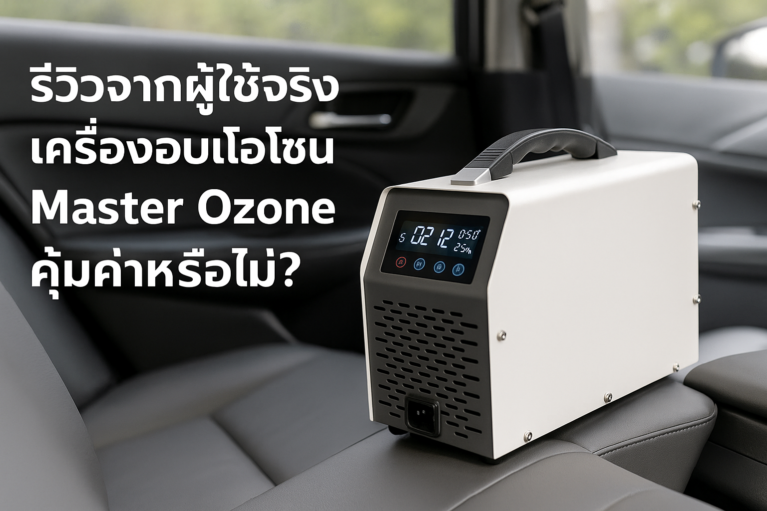 รีวิวจากผู้ใช้จริง เครื่องอบโอโซน 