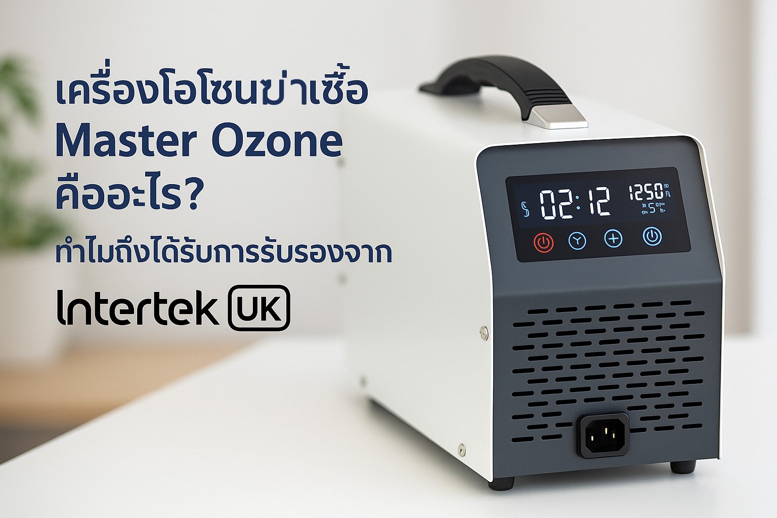 เครื่องโอโซนฆ่าเชื้อ คืออะไร?