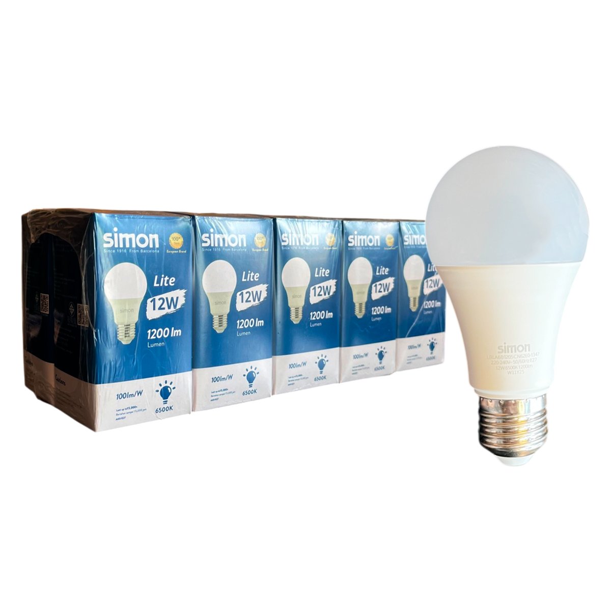 LED Bulb Lite 12W A60 6500K E27 