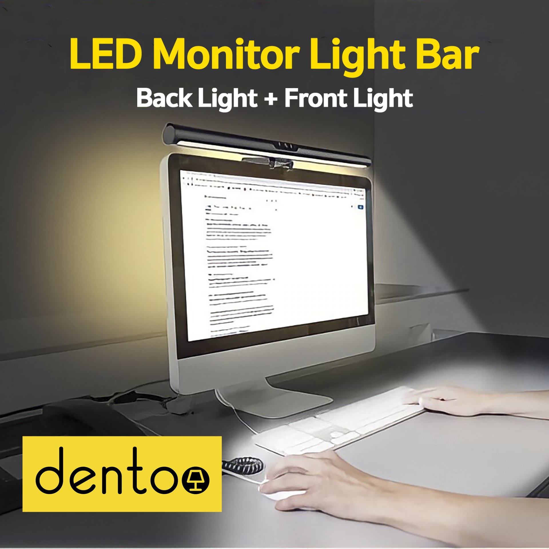 LED Monitor Light Bar - dentolighting