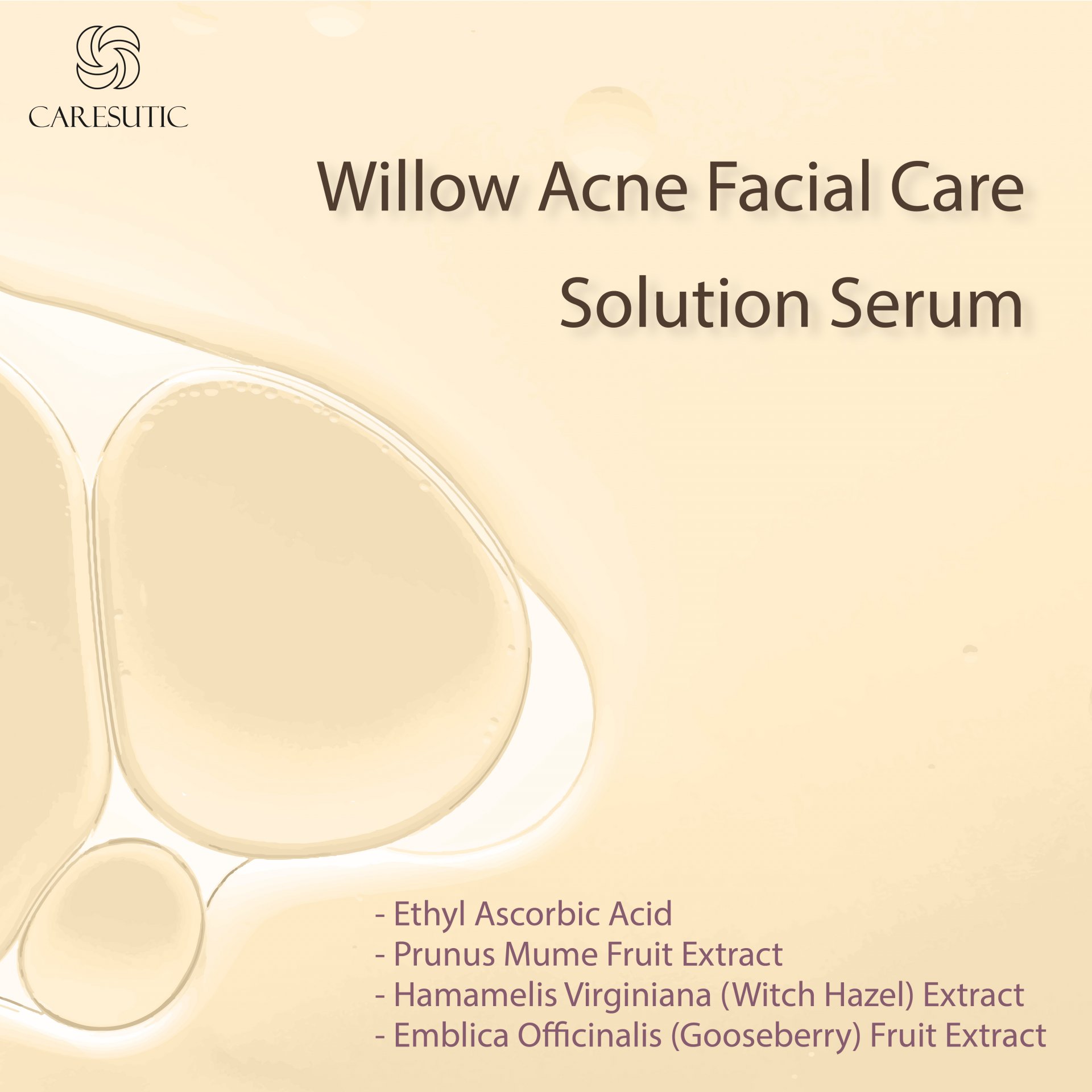 Willow Acne Facial Care Solution Serum